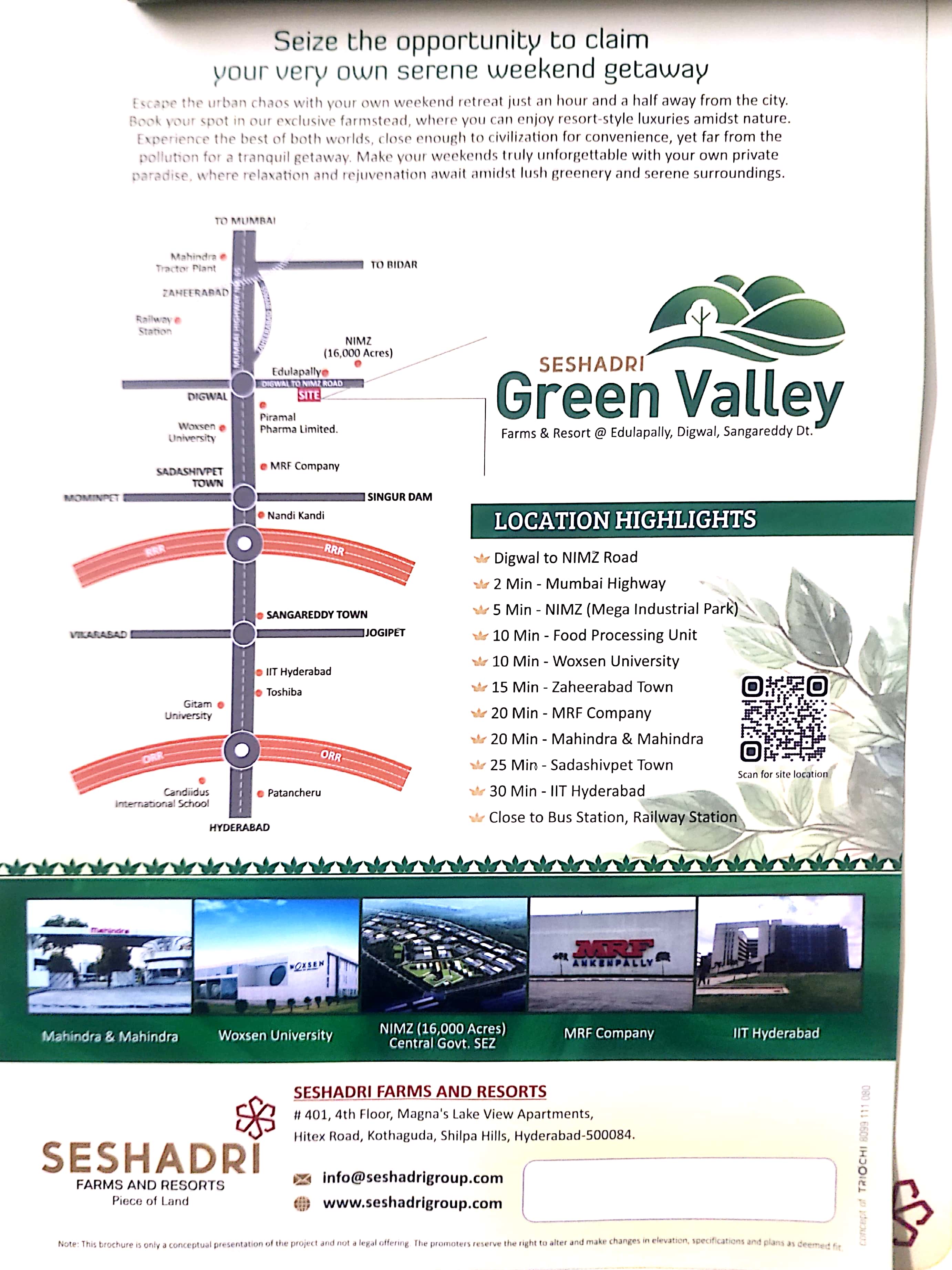 Green Valley Location Roadmap